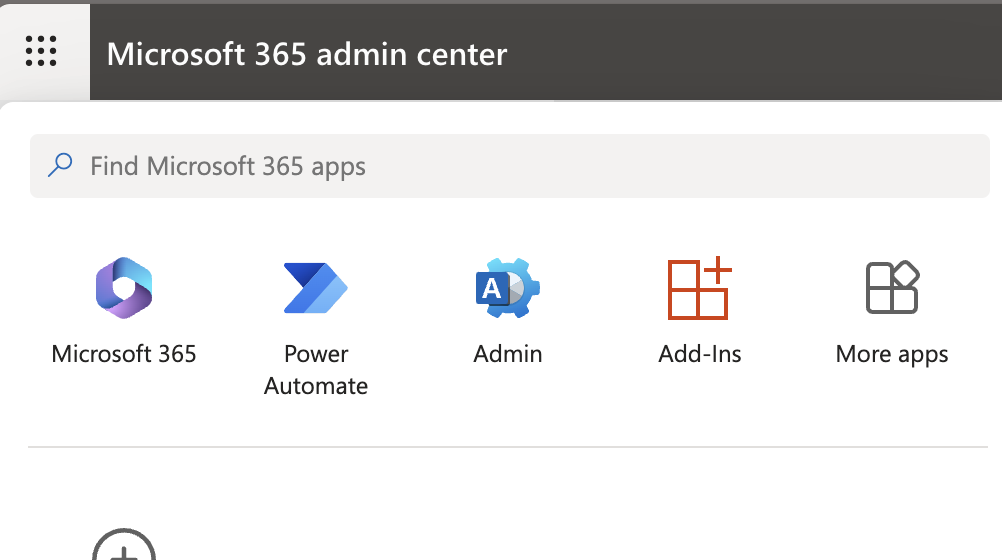 global admin center 